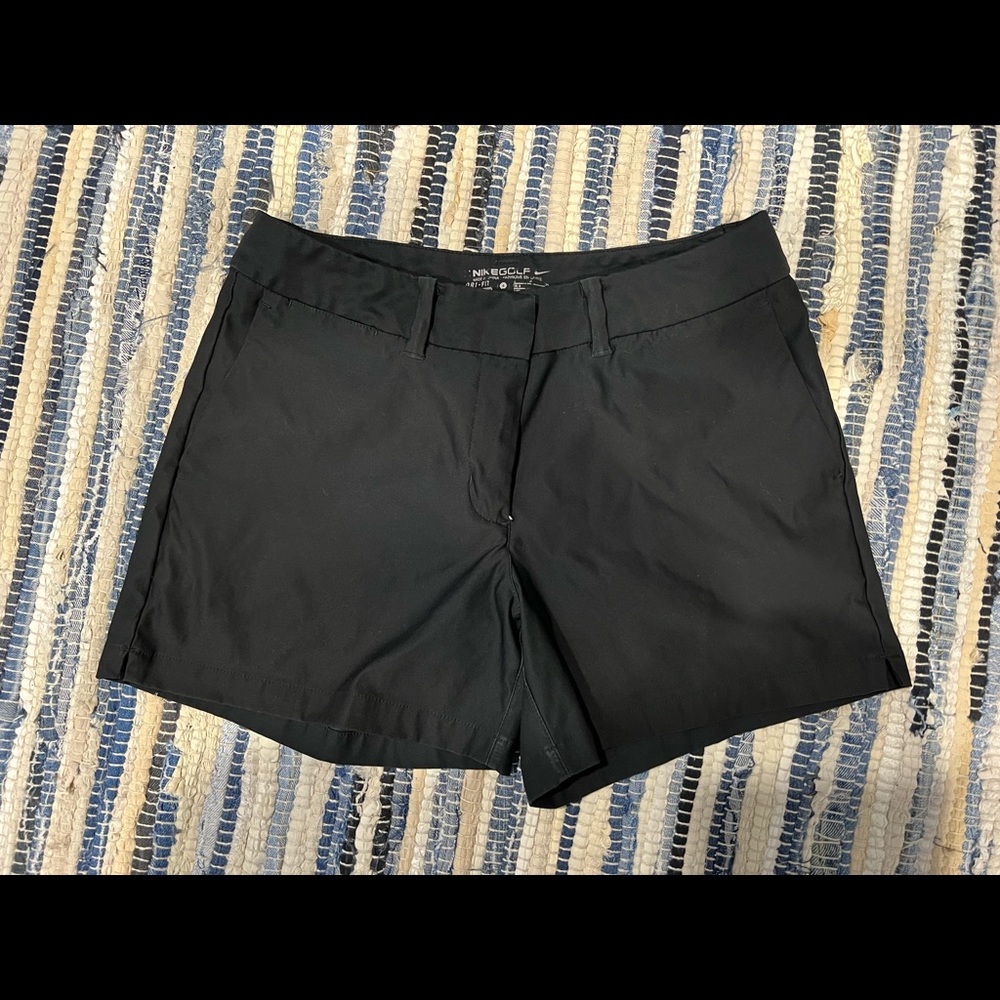 Womens black Nike Golf shorts size 4